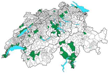 Gemeinden mit stationsbasiertem Bikesharing